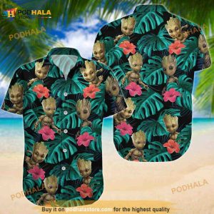 Groot Disney Hawaiian Shirt