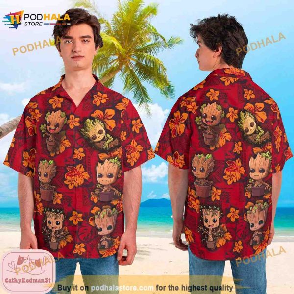 Groot Disney Hawaiian Shirt