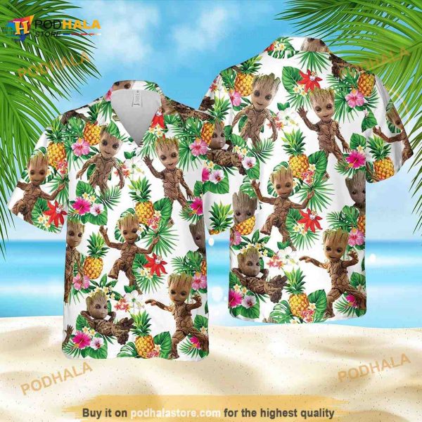 Groot Disney Hawaiian Shirt