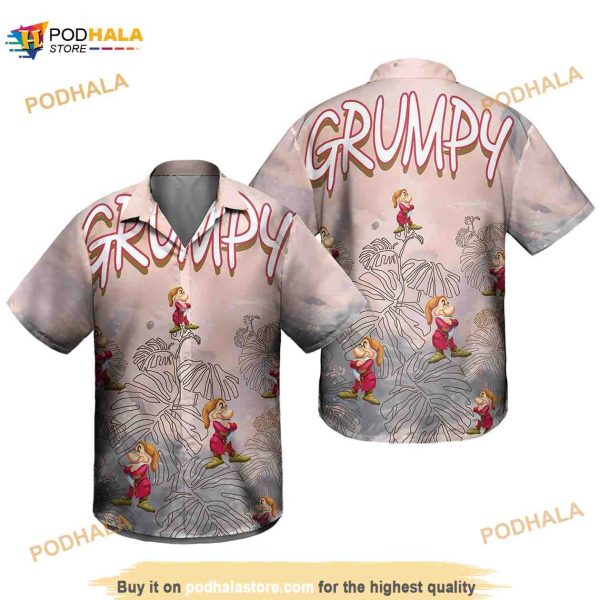 Grumpy Disney Hawaiian Shirt