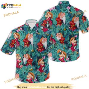 Grumpy Floral Tropical 3D Funny Hawaiian Shirt