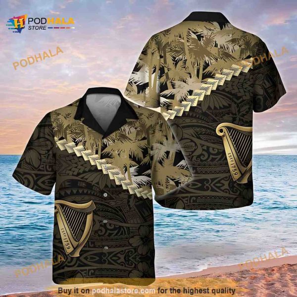 Guinness Beer Hawaiian Shirt