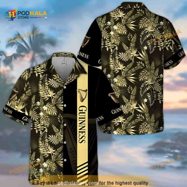 Guinness Beer Hawaiian Shirt