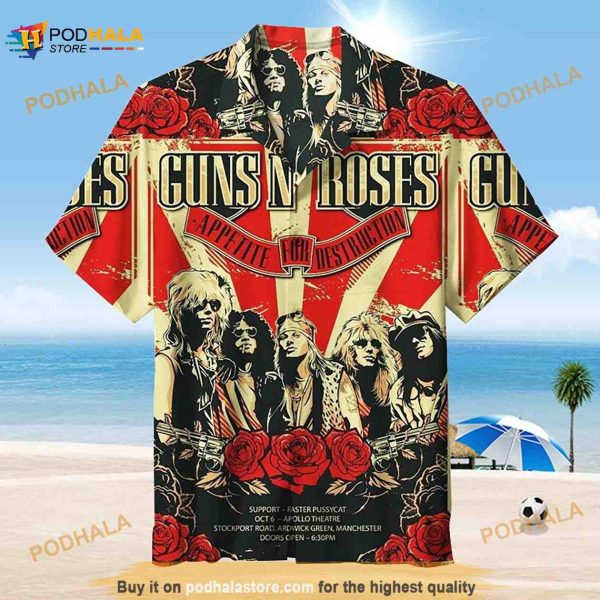 Guns N’ Roses 2023 Unisex Hawaiian Shirt