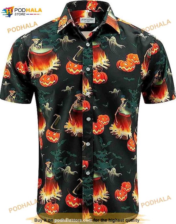 Halloween Pumpkins Funny Hawaiian Shirt