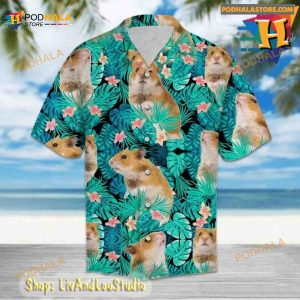 Hamster Tropical Hawaiian Shirt