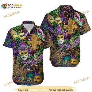 Happy Mardi Gras Hawaiian Shirt