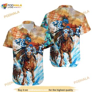 Hawaii Shirt Secretariat Horse Racing Art