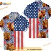 Highland Tropical Cow Independence Day Hawaiian Shirt