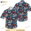 Historic Us Route 66 Motorcycle Hawaiian Shirt