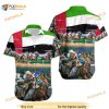 Horse Uae Flag Horse Racing Seat Lover Hawaiian Shirt