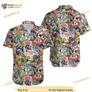 I Like Superhero Comics Hawaiian Shirt