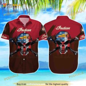 Indian Motorcycle Hawaiian Shirt