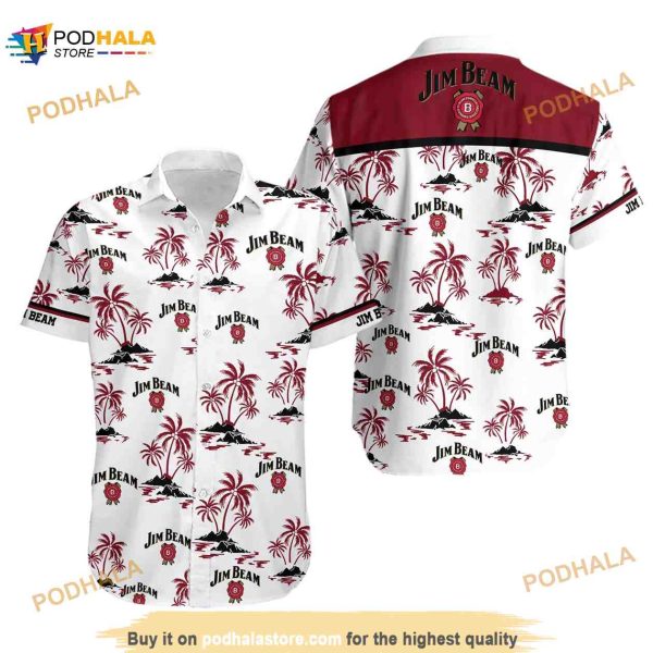 Jim Beam Funny Hawaiian Shirt