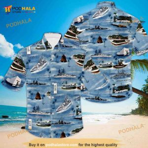 Kalaheo Pearl Harbor Us Carrier Funny Hawaiian Shirt