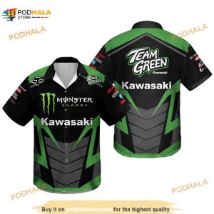 Kawasaki Racing Team Funny Hawaiian Shirt