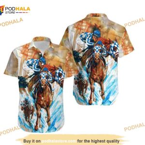 Kentucky Derby Horse Racing Funny Hawaiian Shirt