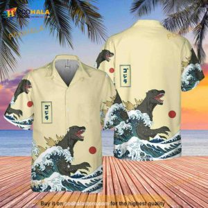 King of Monster Godzilla Unisex 3D Hawaiian Shirt