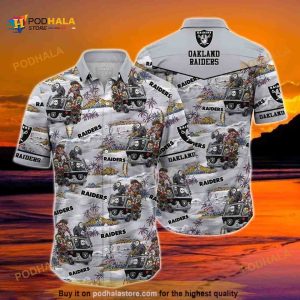 Las Vegas Raiders NFL Hawaiian Shirt