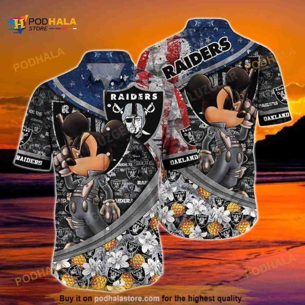 Las Vegas Raiders NFL Hawaiian Shirt