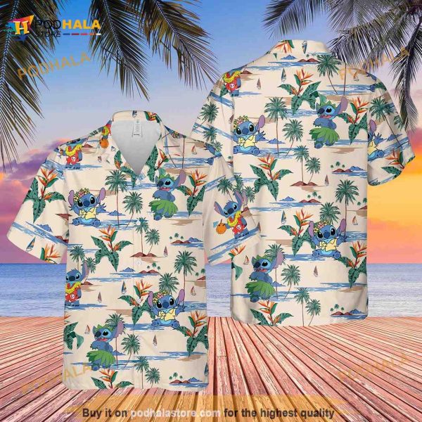 Lilo And Stitch Disney Aloha Ohana Disney Hawaiian Shirt