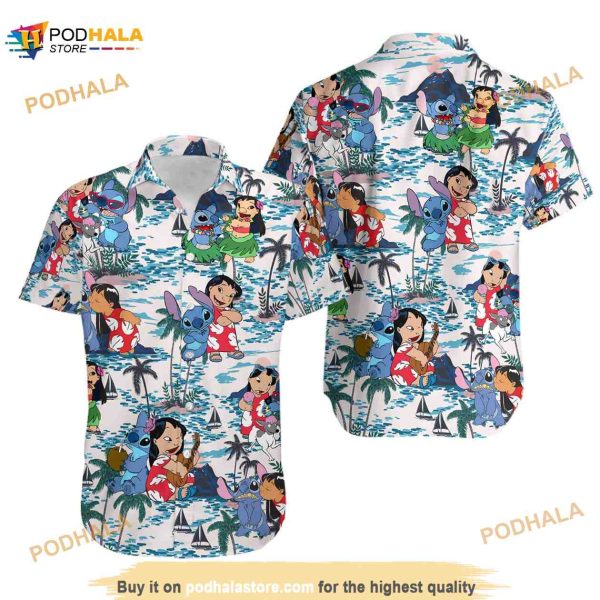 Lilo And Stitch Disney Hawaiian Shirt