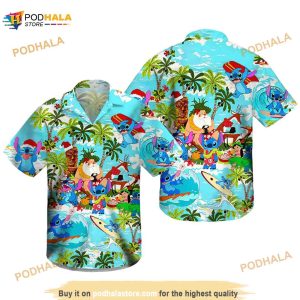 Loli And Stitch Beach Relax Disney Hawaiian Shirt