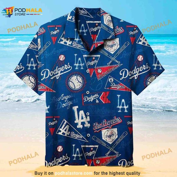 Los Angeles Dodgers Logo Funny Hawaiian Shirt