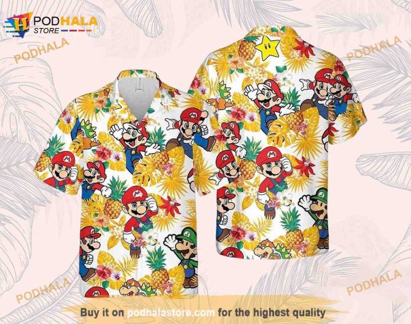 Mario Beach Hawaiian Shirt