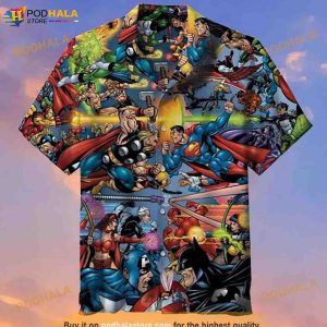 Marvell Vs Dc Fighting Disney Hawaiian Shirt