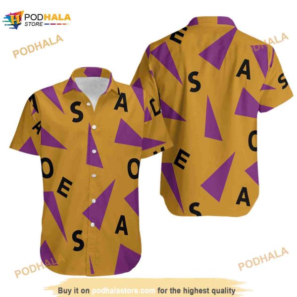 Master Roshi Dragon Ball Button Up Hawaiian Shirt