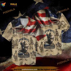 Memorial Day 4th Of July Independence Day Honoring Hawaiian Shirt