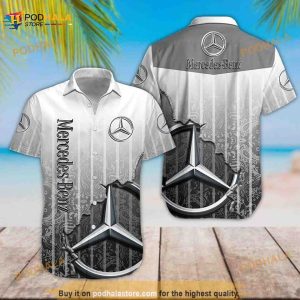 Mercedes-benz 3D Funny Hawaiian Shirt For Women Men