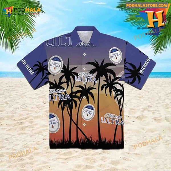 Michelob Ultra Beer Hawaiian Shirt Cheap