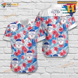 Michelob Ultra Beer Hawaiian Shirt Custom Hawaiian Aloha Shirt