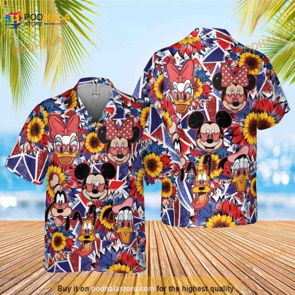 Mickey And Friends Hawaiian Shirt