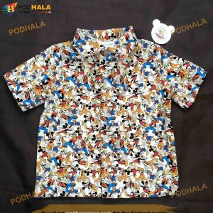 Mickey & Friends 3D Hawaiian Shirt For Women Men Kids