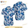 Mickey & Friends Blue White Summer Tropical Disney Hawaiian Shirt