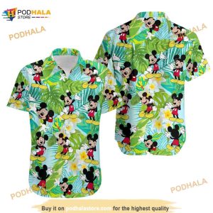 Mickey Mouse Tropical Hawaiian Shirt