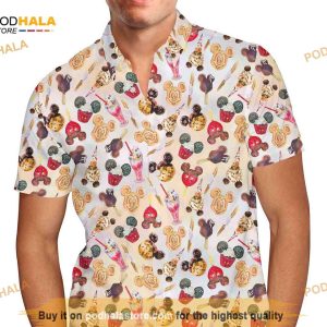 Mickey Snacks Disney Hawaiin Shirt