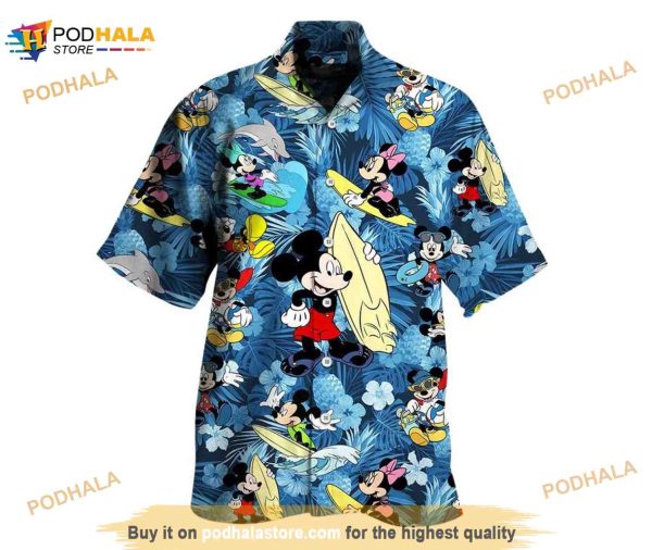 Mickey and Friends Beach Summer Hawaiian Shirt