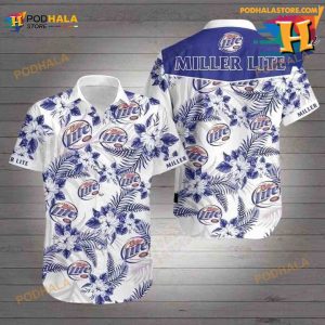 Miller Lite Beer Hawaiian Shirt Custom Hawaiian Aloha Shirt