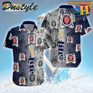 Miller Lite Beer Hawaiian Shirt Outfit