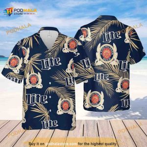 Miller Lite Beer Hawaiian Shirt