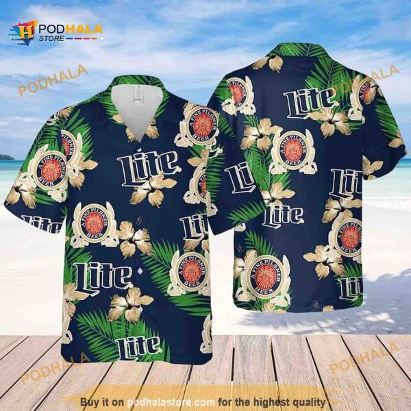 Miller Lite Hawaiian Shirt