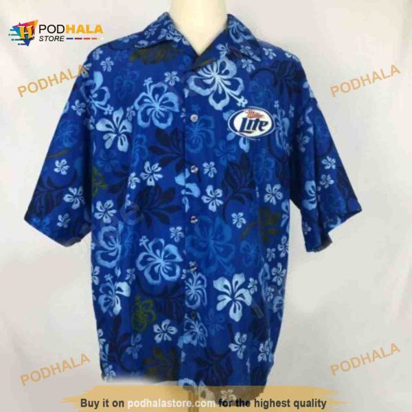 Miller Lite Hawaiian Shirt