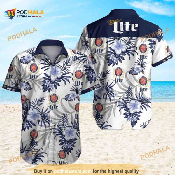 Miller Lite Hawaiian Shirt