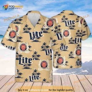 Miller Lite Hawaiian Shirt