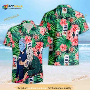 Miller Lite Hawaiian Shirt