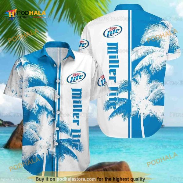 Miller Lite Hawaiian Shirt